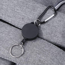 Safety Anti-lost Rope Burglar Retractable Keyring Keychains for Camping