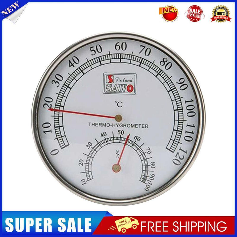 Thermometer Hygrometer Metal Case Sauna Room Temperature and Humidity Meter