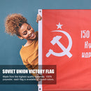 90x150cm Russian Victory Day Flag Polyester 1945 Soviet Union WW2 Banners Newly