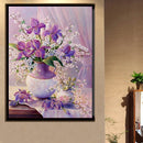 Romantic Flowerpot 5D Diamond DIY Painting Craft Kit Cross Stitch Decor