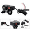 Motorcycle 3.4A Dual USB Charger Handlebar Mirror Power Adapter with Voltme