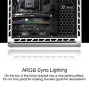 PC Case Cooling Fan 5V 3Pin Computer Ventilador ARGB 3 Fans Heatsink Radiator