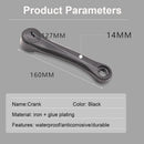 Pedals Bracket E-Bike Cranks Arm Motorbike Scooter Electric Bicycle Crankset