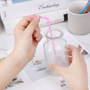 Home Bar Party Beverage Shop Bend Extra Long Plastic Curved Drinking Straws