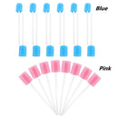 Oral Care Sponge Swab with Stick Sponge Head Tooth Cleaning Mouth Swabs