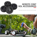 4pcs Wheel Rims Tire Set for 1/10 Axial Hsp Redcat Traxxas RC Off-Road Truc