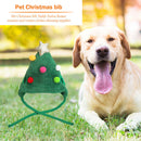 Christmas Warm Dog Winter Decorative Pet Scarf Hat Collar Bib Dress up Costume