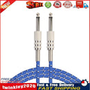 6.35mm Male to Male Audio Cable Mono Channel for Electric Guitar(1.8m) Newly