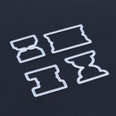 4pcs DIY Metal Embroidery Stencil Scrapbook Craft Die Cut