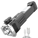 Portable USB Charging IPX6 Waterproof Torch for Emergency Hiking Flash Light