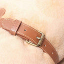 High- end Picnic Blanket Strap Brown PU Leather Yoga Lugage Sale Strap Mat F5M2