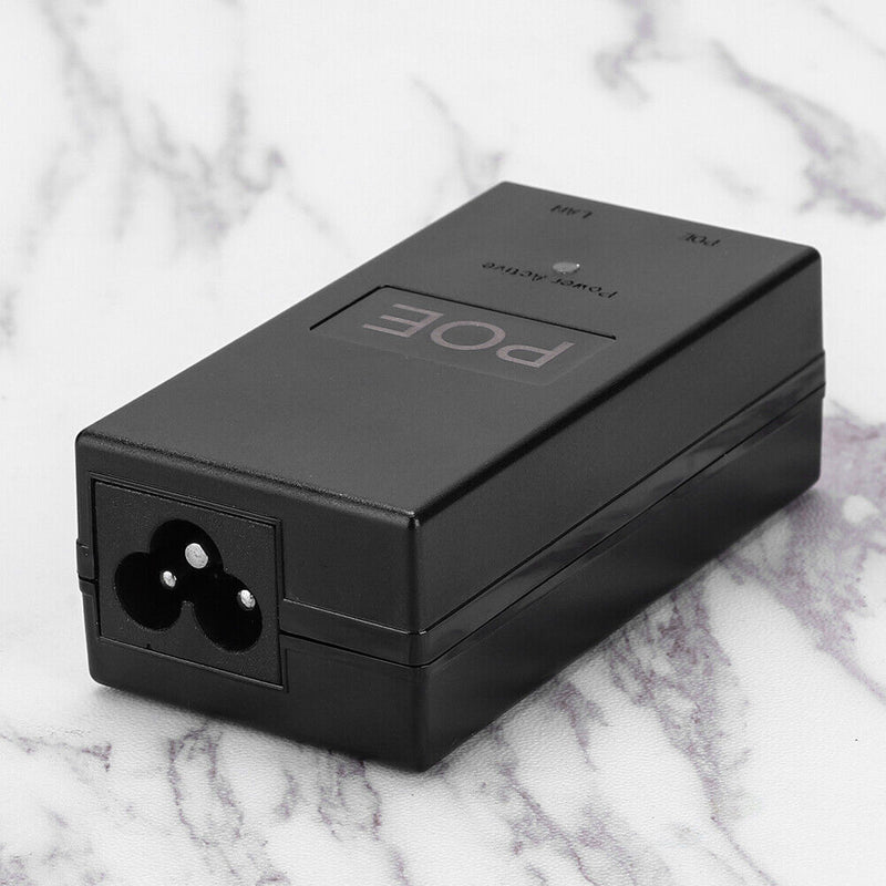 15V 0.8A 24W Desktop POE Power Injector Ethernet Adapter Surveillance CCTV