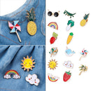 Piercing Collar Decor Corsage Cloth Bag Cap Jacket Pin Badge Enamel Brooch Pin