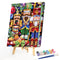 Canvas Paint By Numbers Nutcracker Hand Painted Drawing Kit Home Decorations