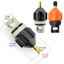 Kayak Pump Adapter Boat Board Paddle Inflatable Air Valve Adaptor (Grey) Newly