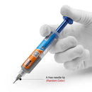 Steel Tube Piston Manual Syringe Solder Paste Flux Booster Plunger Dispenser