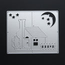 DIY Night House Metal Stencils for Scrapbook Embossing Craft Cutting Dies-1