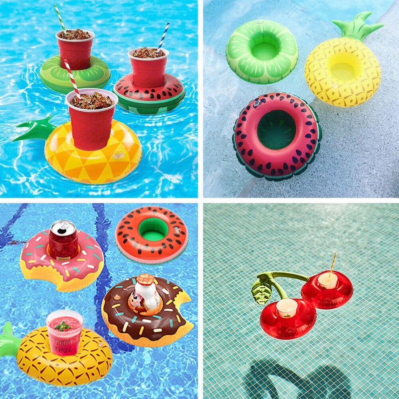 Drink Holders Inflatable Cup Coasters Swimming Pool Float Drink Floats