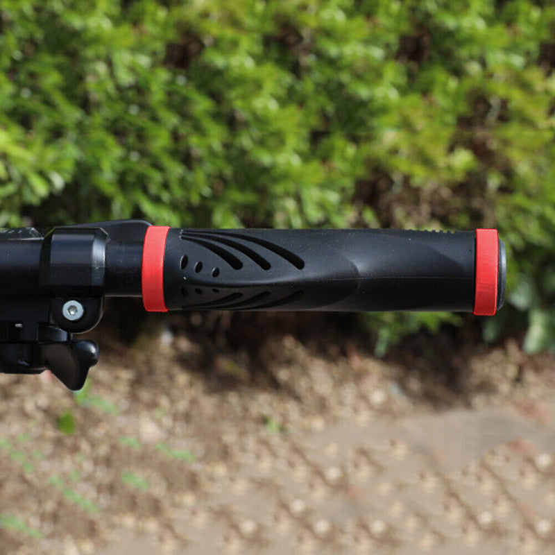 Mountain Bike Handlebar Grips Cover Aluminum with Locking Bicycle Grip Sleeve