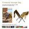 Log Carrier Tote Bag, Canvas Waterproof Firewood Carrying Holder (Khaki)