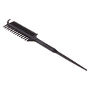 Two Sides Dye Comb Brush Black Barber Tinting Hair Dye Hair Plastic Tool