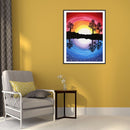 Hand Painted Drawing DIY Art Canvas Oil Kit Paint By Numbers Scenery Decor Gi