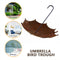 Umbrella-Shaped Outdoor Bird Feeder Tray Outdoor Garden Patio Metal Bird Feeders