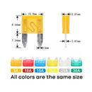 Kit Car Auto Truck Medium Standard Car Fuse 5-30A Fuse Box Set Mini Blade Fuses