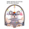 Baby Sofa Support Seat Cover Plush Learning To Sit Chair with Rod (Rat) Newly