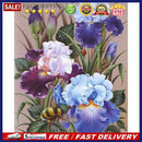 DIY Hand Painted Paint By Numbers Oil Canvas Pictures Iris Flowers Kit Orna