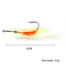 6cm 3g Luminous Shrimp Swimbait Simulation Prawn Fishing Baits Fishing Tackle