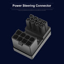 ATX 8Pin Female to 8Pin Male 180 Degree Power Adapter for Desktops GPU (A) Newly