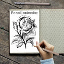 20pcs Wood Single Head Pencil Extender Holder Sketch School Office Ar