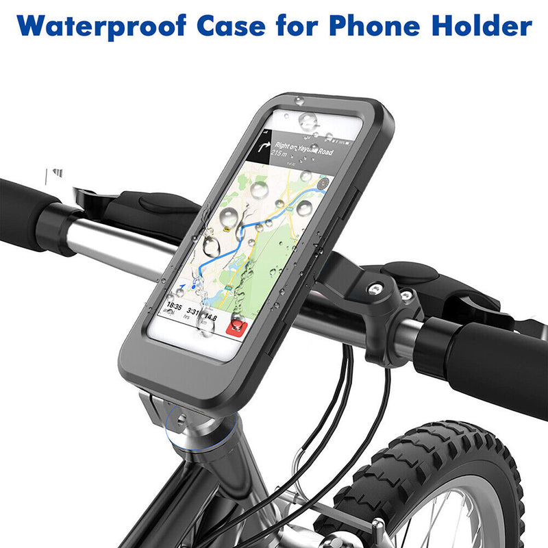 Bicycle Handlebar Phone Stand Bracket Waterproof Cycling Phone Holder Rack Newly