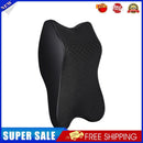 Car Neck Headrest Pillow Memory Foam Neck Head Seat Rest Support (Black L)