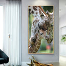 Giraffe Family 5D Mosaic Rhinestone Picture Full Round Drill Diamond Painting