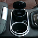 Car Ashtray Ash Blue LED Light Smokeless Stand Cylinder Hot Holder Cup Tool C9T5
