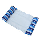 PVC Water Hammock Recliner Inflatable Floating Air Mattress (Light Blue) Newly