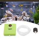 Aquarium Dry Battery Operated Fish Tank Pump Air Aerator F6U7 Stone Q0S7 U7M6