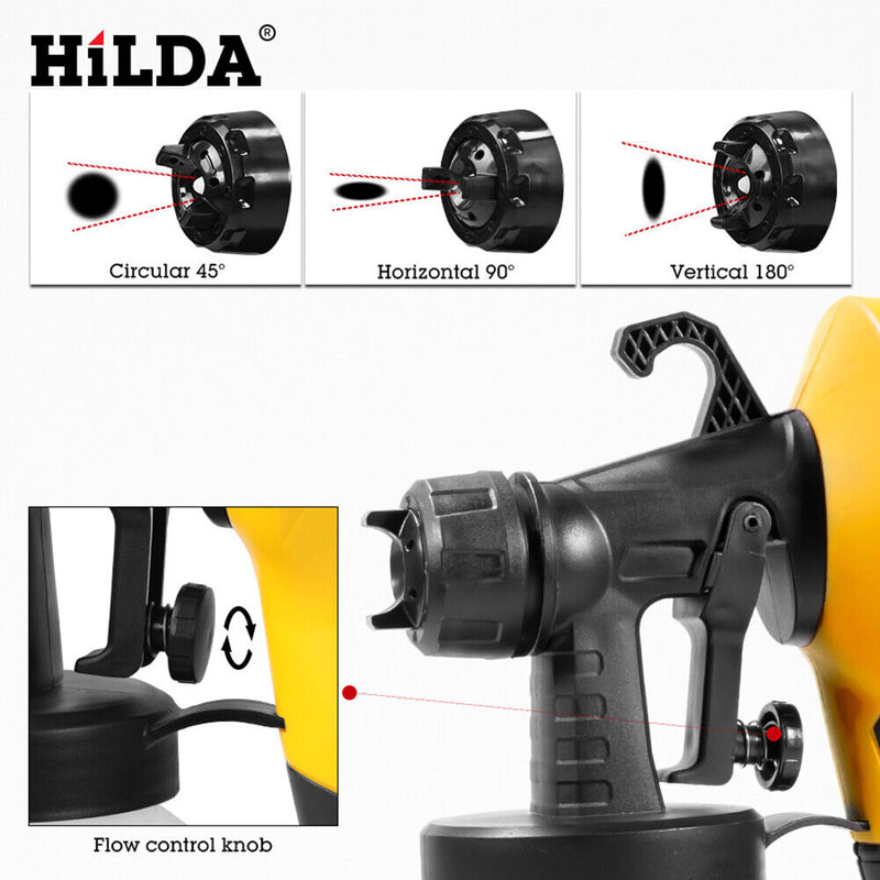 Electric Household Paint Sprayer 500W High Power Detachable Spray Gun (US)