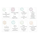16pcs Affirmation Card Positive Funny Wedding Birthday Greeting Card for Friends