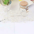 Fashion Women Tiara Bridal Hair Comb Wedding Headwear Jewelry Hair T1U2