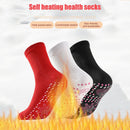 2pcs Unisex Winter Self-Heating Health Socks Pain Relief Stockings (Black)