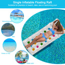 Inflatable Summer Pool Lounge with Cup Holes Water Floating Lounge (Color)