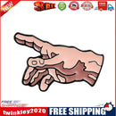 Cartoon Hand Enamel Lapel Badges Causal Brooches Pin for Women Men (XZ2625)
