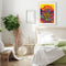Abstract Sun Flower Oil Paint By Numbers Kit DIY Frameless Drawing for Adul