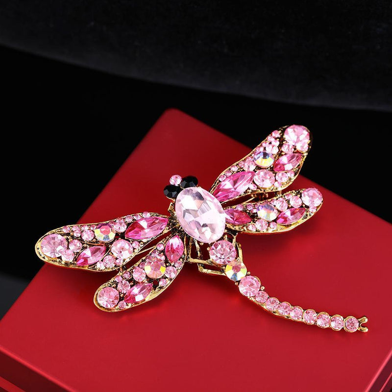 Women Insect Brooch Pin Corsage Dragonfly Brooches Dress Coat Accessories