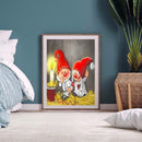 40x50cm Paint By Numbers Gnome Oil for Adults Children Room Home Wall Decor Gift