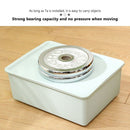4pcs Stainless Steel Self-Adhesive Universal Pulley Caster Pulleys (White) Newly