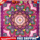 DIY 5D Mosaic Mandala Flower Part Special Shape Diamond Painting Kit (B073)